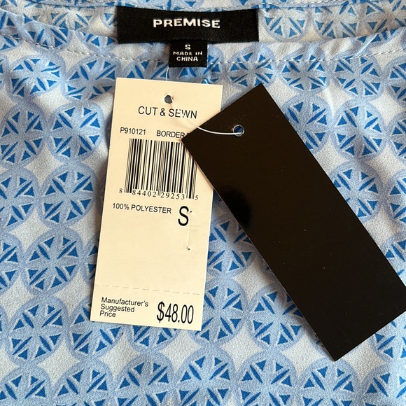 NWT Premise short sleeve top size small - Picture 9 of 9
